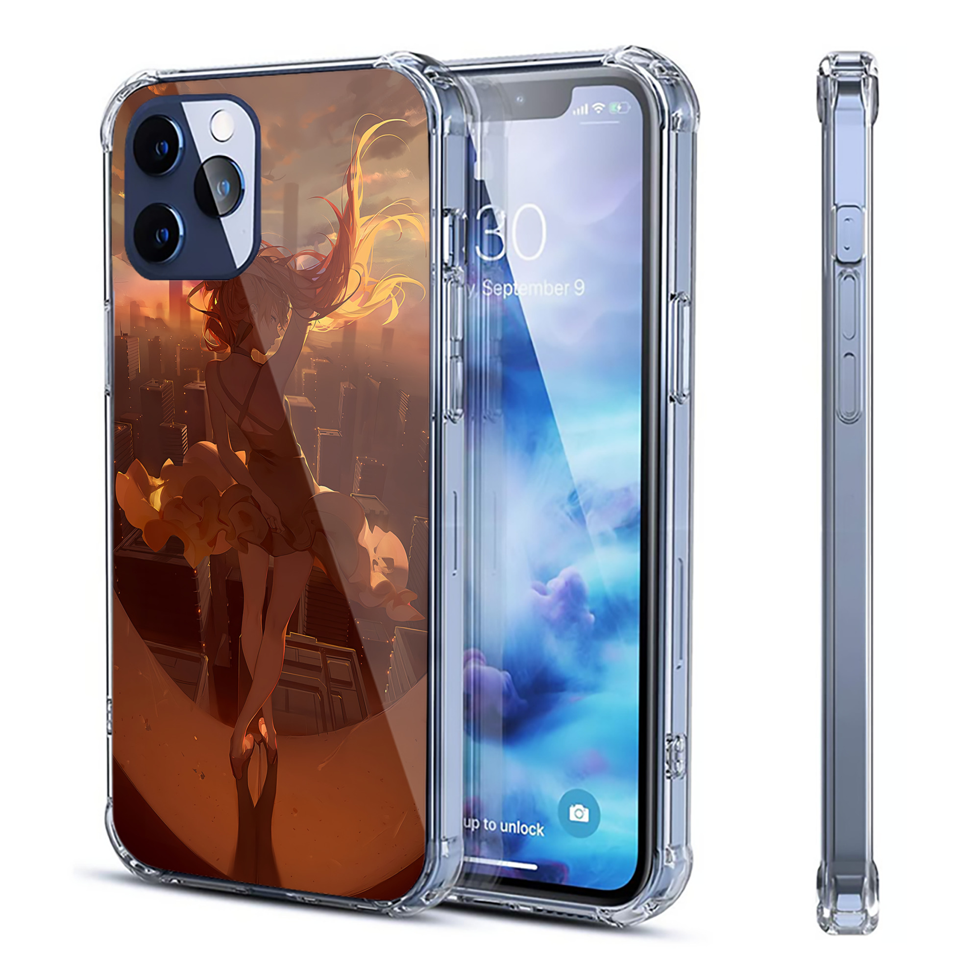 （画像用） EVA 新世紀エヴァンゲリオン 【iPhone 12シリーズ対応】透明スマホケース（クリアソフトケース）